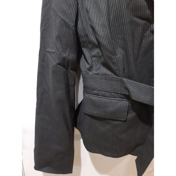 BCBGMAXAZRIA Jacket Single Button Blazer Size M Medium Gray Heather - Picture 4 of 12